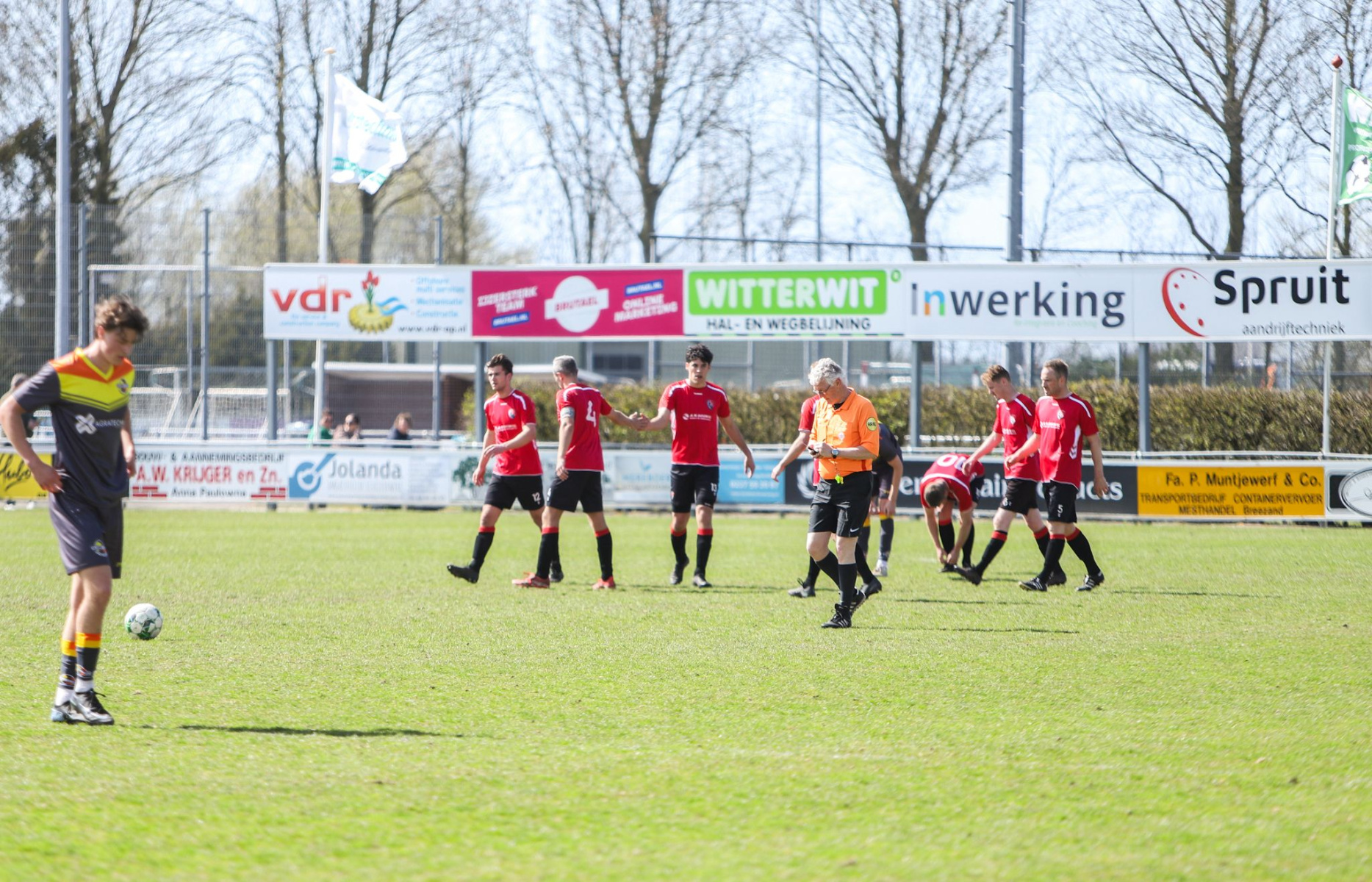 Verhit duel tegen Kleine Sluis eindigt in gelijkspel