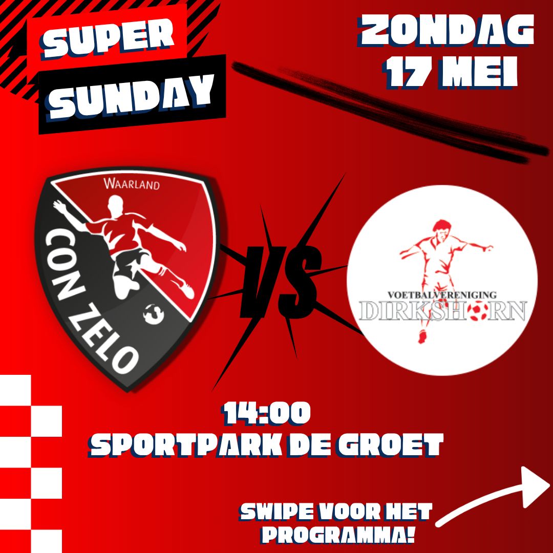 Zondag 17 mei: een prachtige sportdag bij Con Zelo!