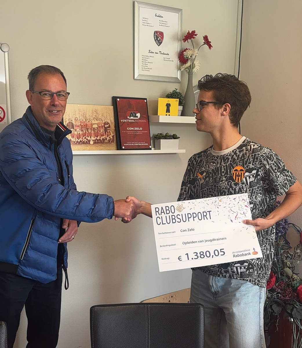 Fantastisch resultaat RABO Clubsupport; 1.380,05,-